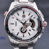 Tag-heuer replica carrera calibre 36 chrono white dial acciaio imitazione copia