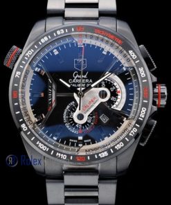 Alternative view of Tag-heuer replica carrera calibre 38 chrono pro-hunter pvd imitazione copia