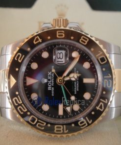 rolex replica GMT master II acciaio oro ceramica black dial orologio replica