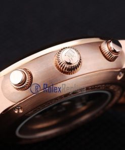 Alternative view of audemars piguet replica chrono tourbillon rose gold strip leather imitazione copia