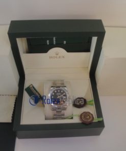 Alternative view of rolex replica datejust oyster brillantini black orologio imitazione