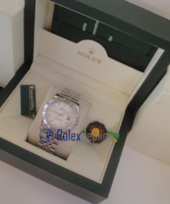 Alternative view of rolex replica datejust madreperla roman orologio imitazione