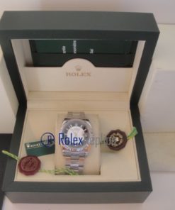 Alternative view of rolex replica datejust oyster bicolor black orologio imitazione