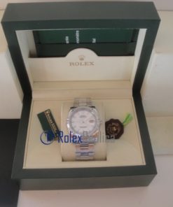 Alternative view of rolex replica datejust white barrette oyster orologio imitazione
