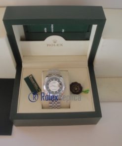 Alternative view of rolex replica datejust bicolor black orologio imitazione