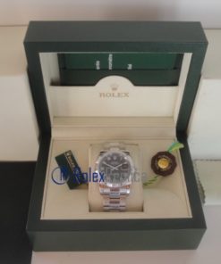 Alternative view of rolex replica datejust black roman oyster orologio imitazione