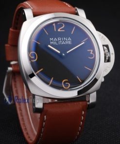 Panerai replica marina militare acciaio black dial imitazione copia
