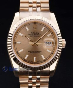 Alternative view of rolex replica datejust full oro barrette orologio imitazione