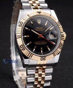 rolex replica turn-o-graph acciaio oro black imitazione orologio
