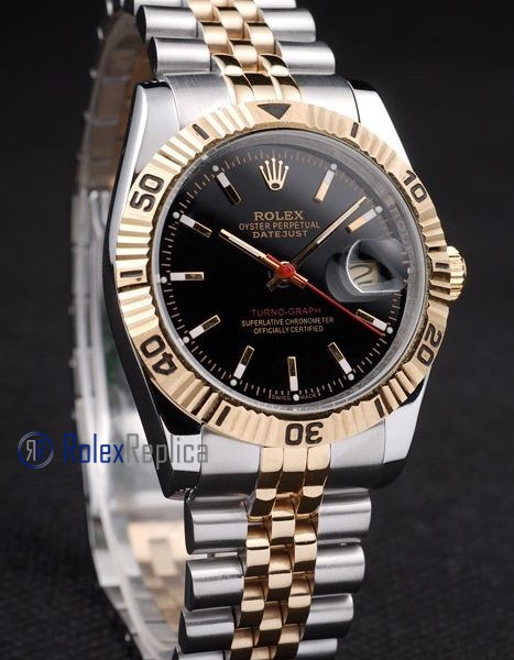 rolex replica turn-o-graph ETA swiss 2836.2 | 1 rolex replica turn-o-graph acciaio oro black imitazione orologio