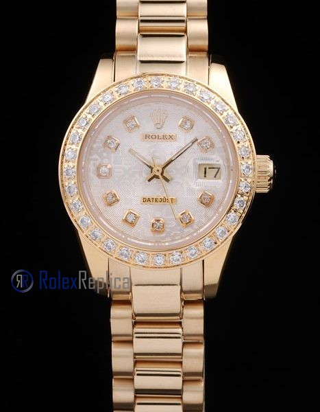rolex replica datejust ETA swiss 2836.2 | 1 rolex replica datejust lady oro full brillantini centenario orologio imitazione