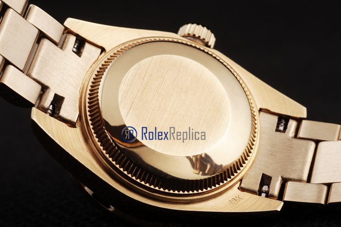 rolex replica datejust ETA swiss 2836.2 | 10 rolex replica datejust lady oro full brillantini centenario orologio imitazione - immagine 10