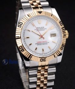 rolex replica turn-o-graph acciaio oro white imitazione orologio