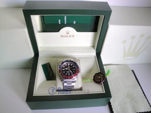 rolex replica GMT master II rosso blue vintage plexi orologio replica