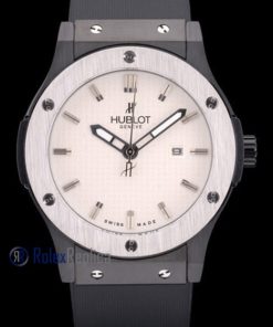 Alternative view of hublot replica big bang vendome acciaio white dial orologio copia