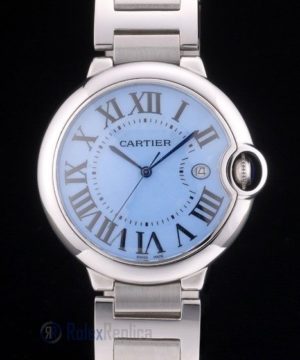 Cartier replica ballon bleu acciaio dial blue orologio imitazione perfetta