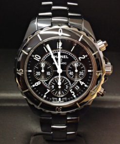 Alternative view of Chanel replica J12 Chronograph H0940 Black Ceramic orologio replica copia