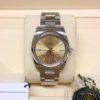 rolex replica datejust acciaio oyster perpetual yellow dial orologio imitazione