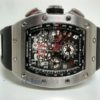 richard mille replica RM011 Felipe Massa titanium limited edition strip rubber-b