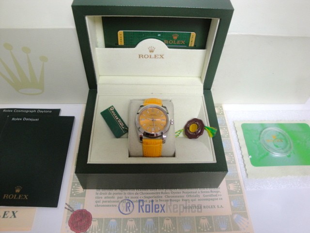 rolex replica datejust ETA swiss 2836.2 | 2 rolex replica datejust acciaio oyster perpetual yellow dial leather orologio imitazione - immagine 2