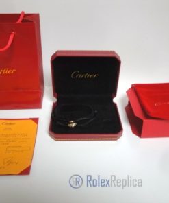Alternative view of Cartier replica gioiello bracciale trinity black