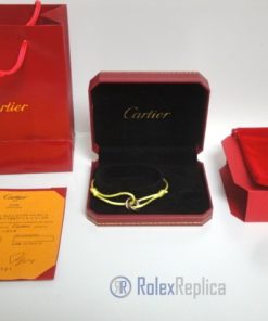 Alternative view of Cartier replica gioiello bracciale trinity yellow