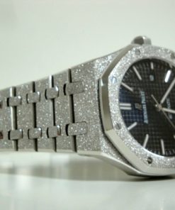 audemars piguet replica royal oak frosted gold movimento ETA swiss 2836.2 automatico | 10