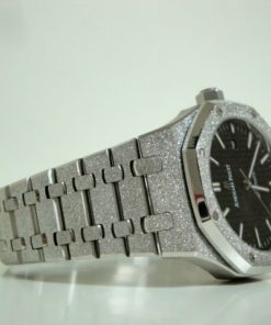 audemars piguet replica royal oak frosted gold movimento ETA swiss 2836.2 automatico | 3