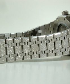 audemars piguet replica royal oak frosted gold movimento ETA swiss 2836.2 automatico | 9